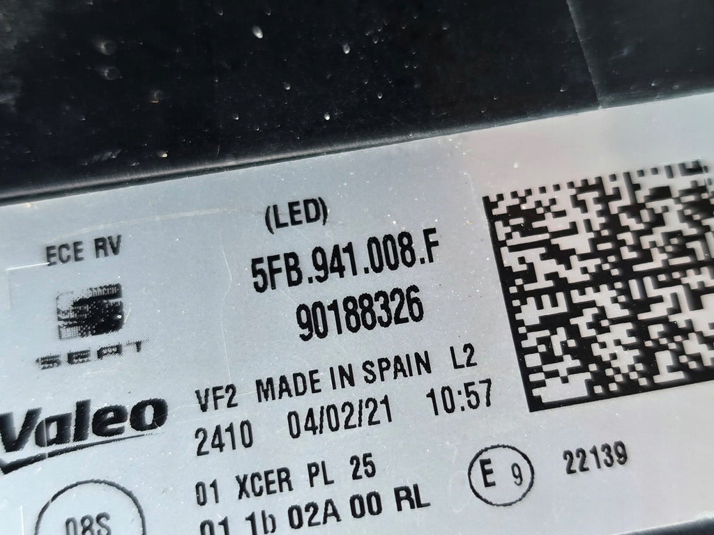 Frontscheinwerfer Seat Leon 5FB941008F Rechts Scheinwerfer Headlight SCH2340635977tx