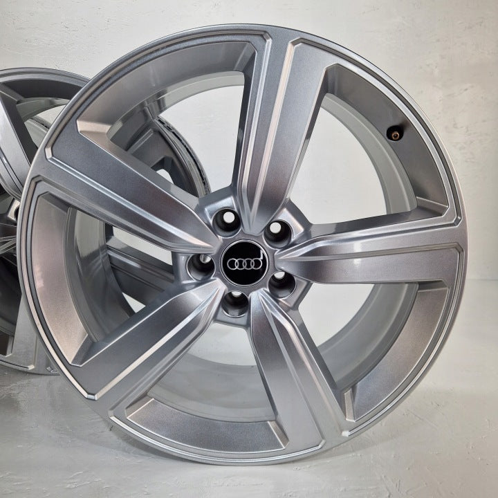 4x Alufelge 20 Zoll 9.0" 5x112 38ET Glanz Silber 4KE601025S Audi Rim Wheel FEL7387808364ij