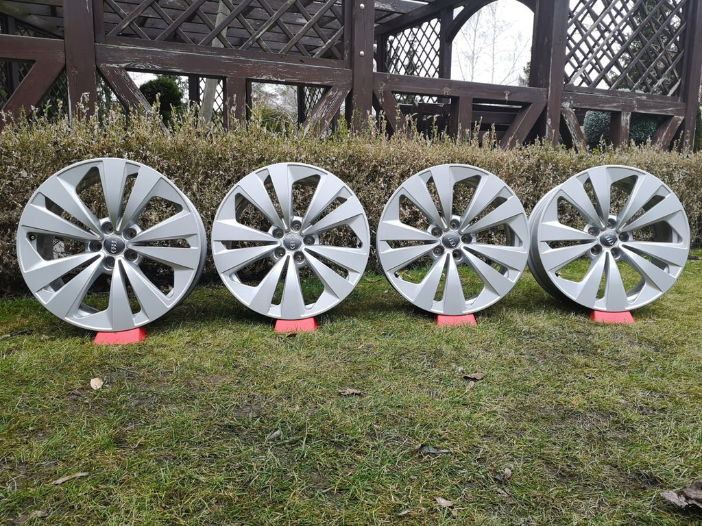 4x Alufelge 19 Zoll 8.5" 5x112 20ET Glanz Silber 4M8601025 Audi Q8 Rim Wheel FEL7070167507rm
