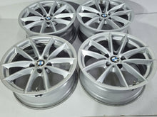 Laden Sie das Bild in den Galerie-Viewer, 4x Alufelge 17 Zoll 7.5" 5x112 27ET Glanz Silber BMW Rim Wheel FEL7337409655ej