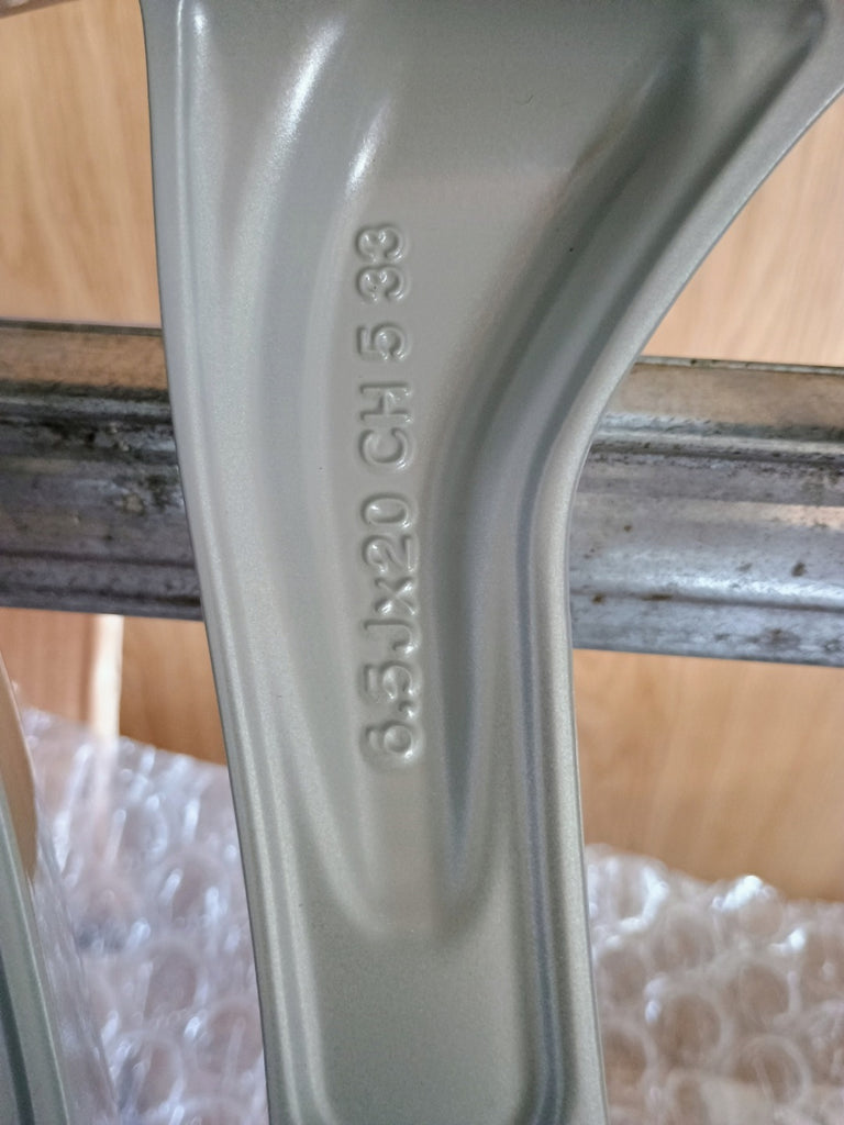 1x Alufelge 20 Zoll 6.5" 5x114.3 33ET Glanz Silber 403007153R Renault Scenic FEL7414141333bk