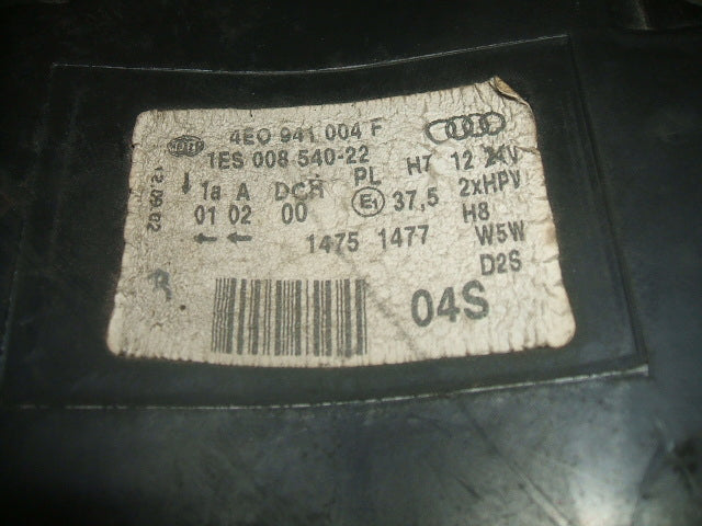 Frontscheinwerfer Audi A8 4E0941004F Xenon Rechts Scheinwerfer Headlight