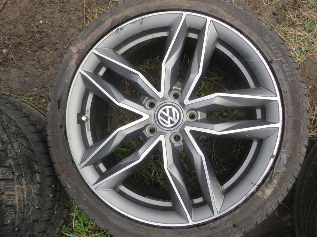 1x Alufelge 18 Zoll 8.0" 5x112 VW Tiguan Rim Wheel FEL3069181289va
