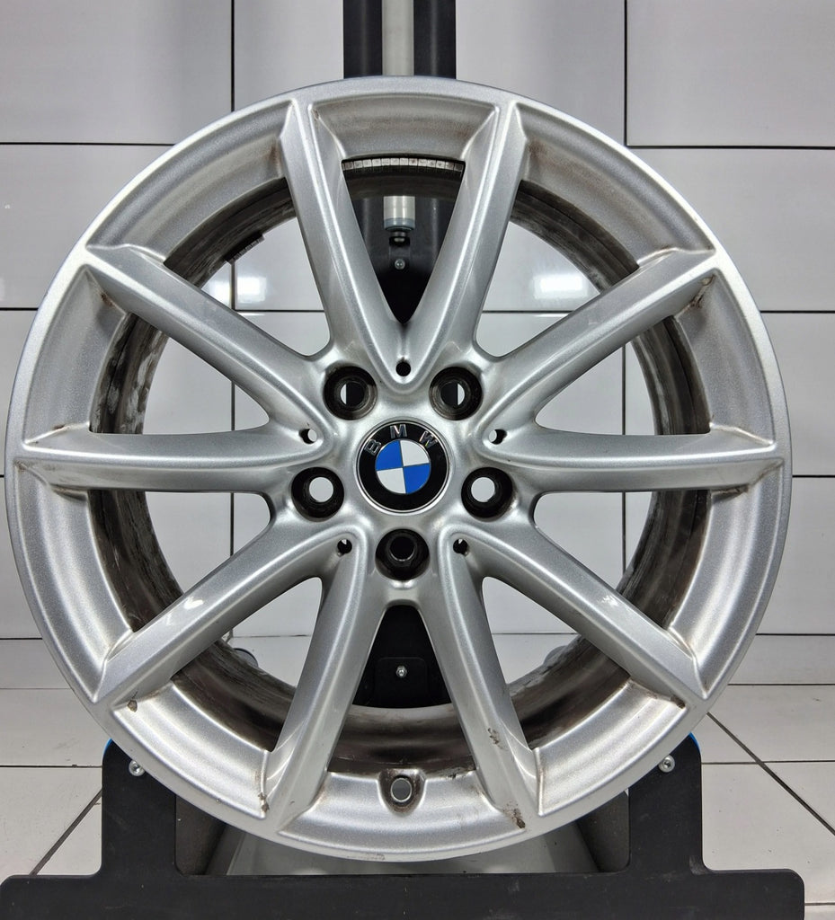 1x Alufelge 17 Zoll 7.5" 5x112 52ET Glanz Silber 6856061 BMW F45 F48 Rim Wheel FEL7415137096yp