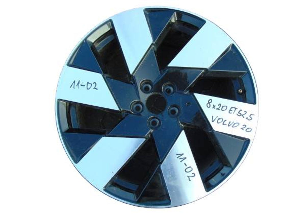 1x Alufelge 20 Zoll 8.0" 5x108 52 5ET Glanz Schwarz 32358303 Volvo Rim Wheel FEL5887080678xh