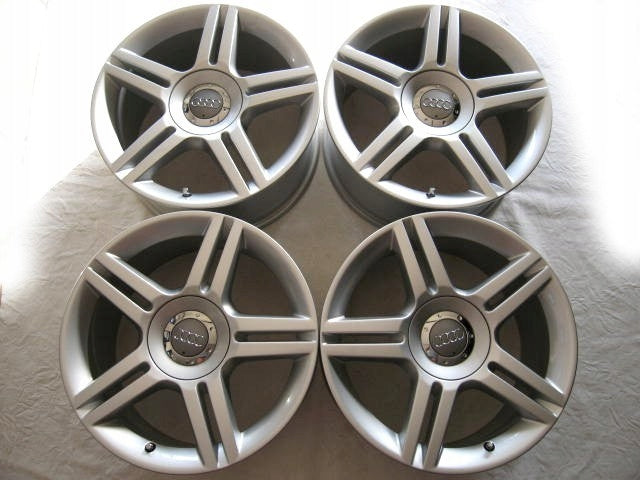 1x Alufelge 17 Zoll 7.5" 5x112 43ET Audi A6 A4 Rim Wheel