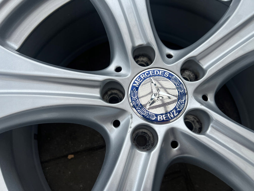 4x Alufelge 18 Zoll 8.0" 5x112 Glanz Silber A2534010800 Mercedes-Benz Vito FEL6332443496gp
