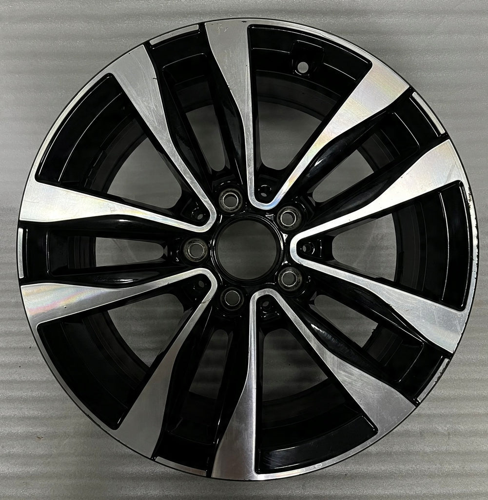 1x Alufelge 17 Zoll 7.0" 5x112 44,5ET Glanz Schwarz A2064016000 Mercedes-Benz