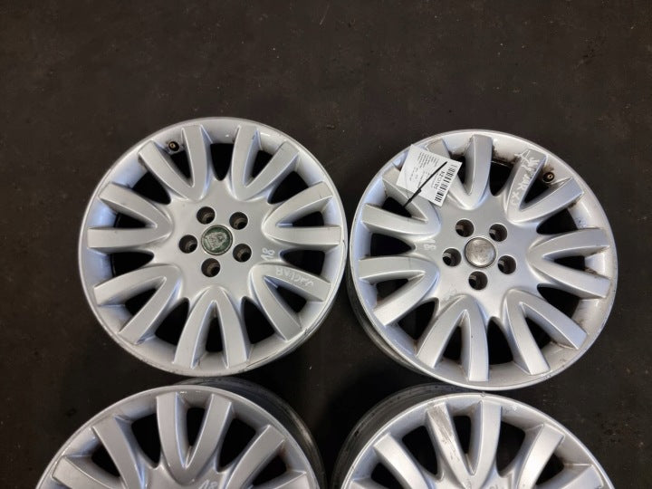 4x Alufelge 18 Zoll 8.0" 5x108 49ET Glanz 2W931007JA Jaguar Xj Rim Wheel FEL7500428689an