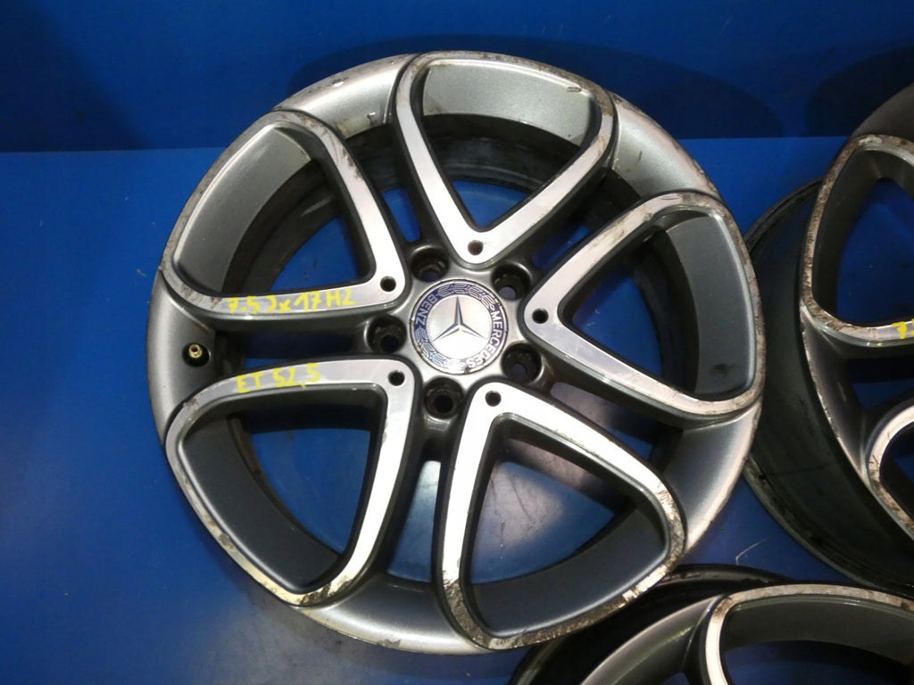 1x Alufelge 17 Zoll 7.5" 5x112 48ET Graphit Mercedes-Benz W176 W246 Rim Wheel FEL1976131615tg