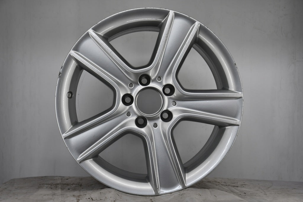 1x Alufelge 17 Zoll 8.5" 5x112 58ET Glanz Silber A2044012802 Mercedes-Benz FEL8306338351dh
