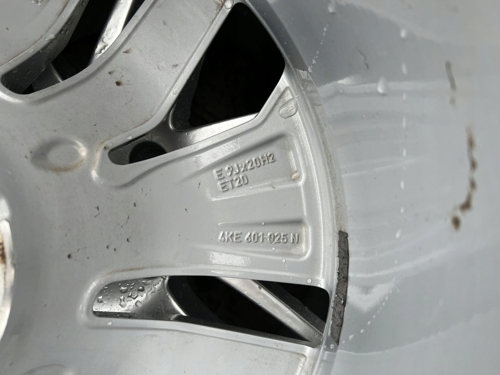 1x Alufelge 20 Zoll 9.0" 5x112 20ET Glanz Silber 4KE601025N Audi E-Tron FEL2297008408zy