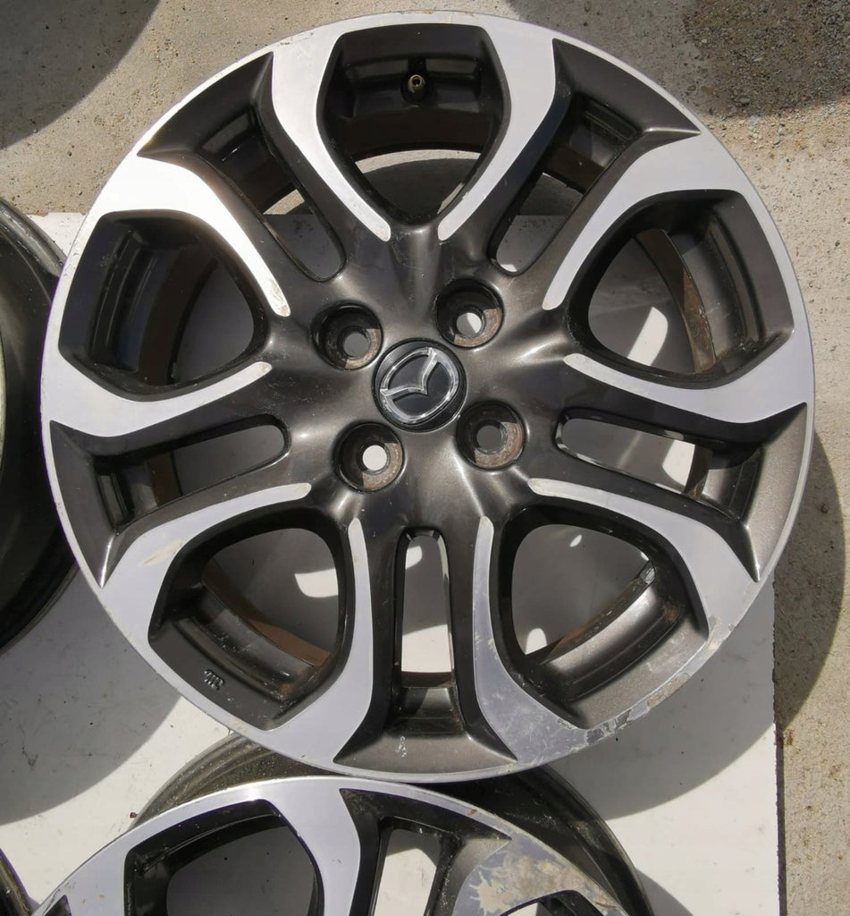 1x Alufelge 16 Zoll 5.5" 4x100 40ET Glanz Grau 9965405560 Mazda 2 Mg Rim Wheel FEL6846578532jw