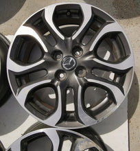 Laden Sie das Bild in den Galerie-Viewer, 1x Alufelge 16 Zoll 5.5" 4x100 40ET Glanz Grau 9965405560 Mazda 2 Mg Rim Wheel FEL6846578532jw