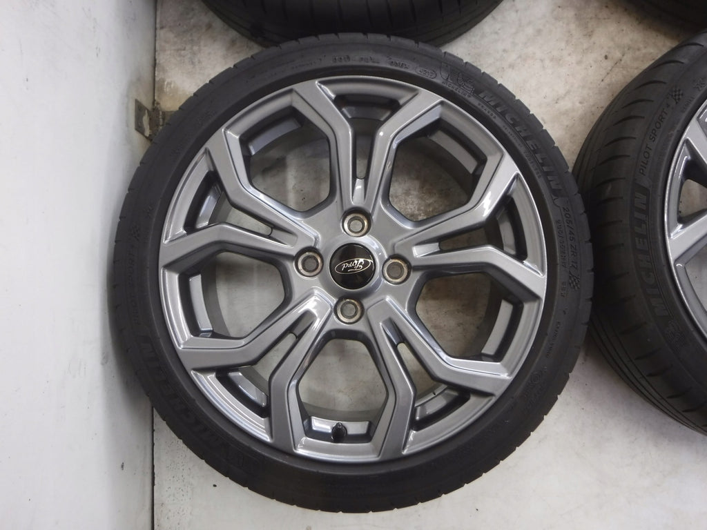 4x Alufelge 17 Zoll 7.0" 4x108 47 5ET Glanz Graphit H1BJ-1007-D1A Ford Fiesta I FEL7329222280qo