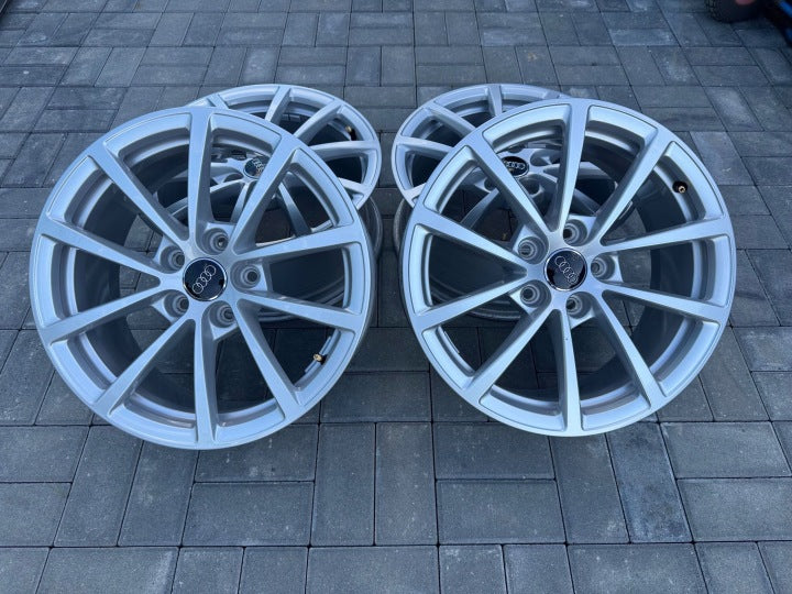 4x Alufelge 17 Zoll 4K0601025 Audi A6 Rim Wheel FEL2452217370kg