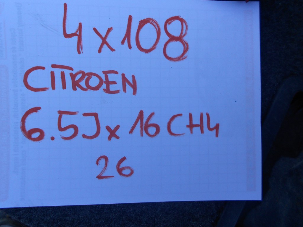 1x Alufelge 16 Zoll Citroën I Rim Wheel FEL3782121153ov