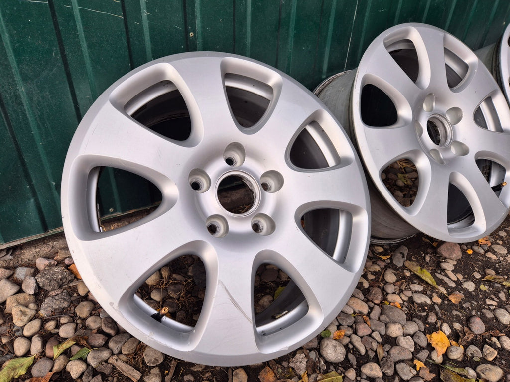 4x Alufelge 18 Zoll 7.5" 5x130 53ET Glanz Silber 4L0601025E Audi Q7 Rim Wheel FEL4247397749jo