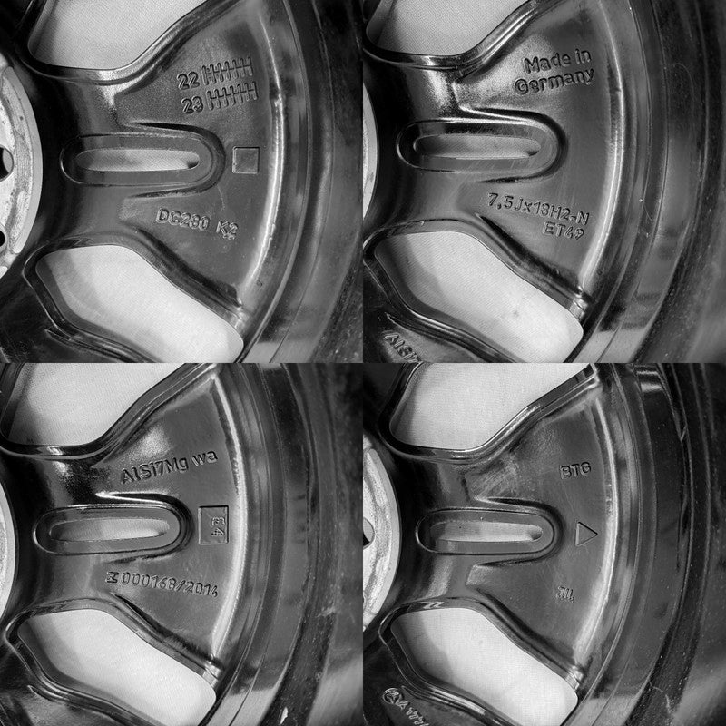 1x Alufelge 18 Zoll 7.5" 5x112 49ET Glanz Schwarz A1774010500 Mercedes-Benz W177 FEL9983728923tn