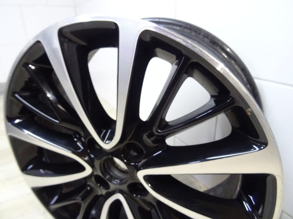 1x Alufelge 17 Zoll 7.0" 4x100 44ET Glanz Schwarz 13445918 Opel Corsa E FEL1288373748ss