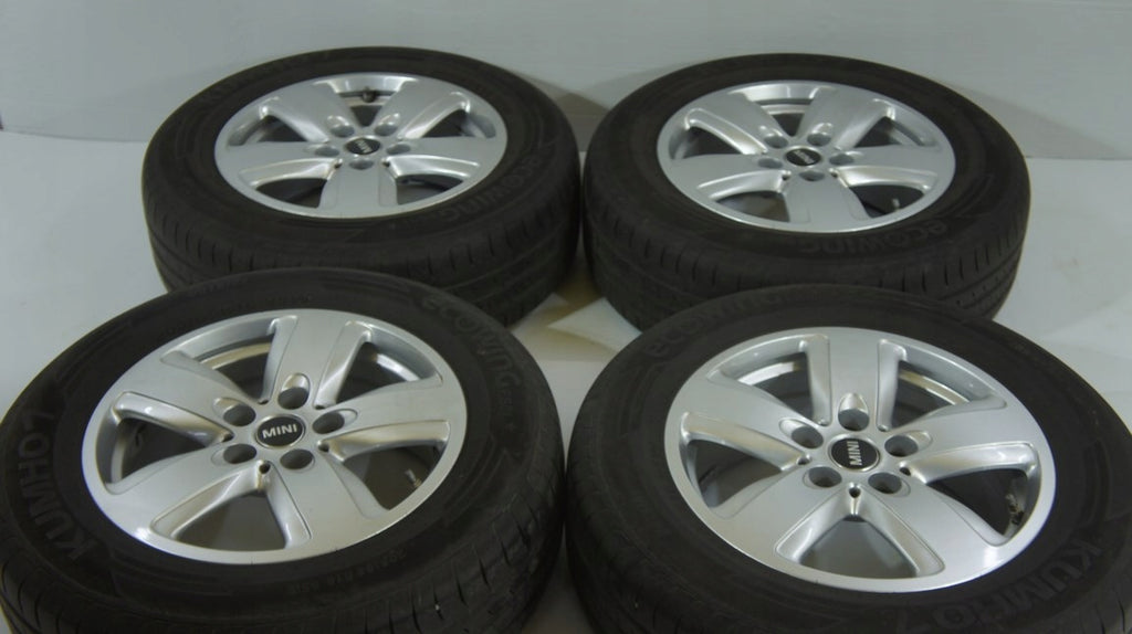 4x Alufelge 16 Zoll 7.0" 5x112 41ET Glanz Silber 6856029 BMW 4 Mini Rim Wheel FEL7829560623oh