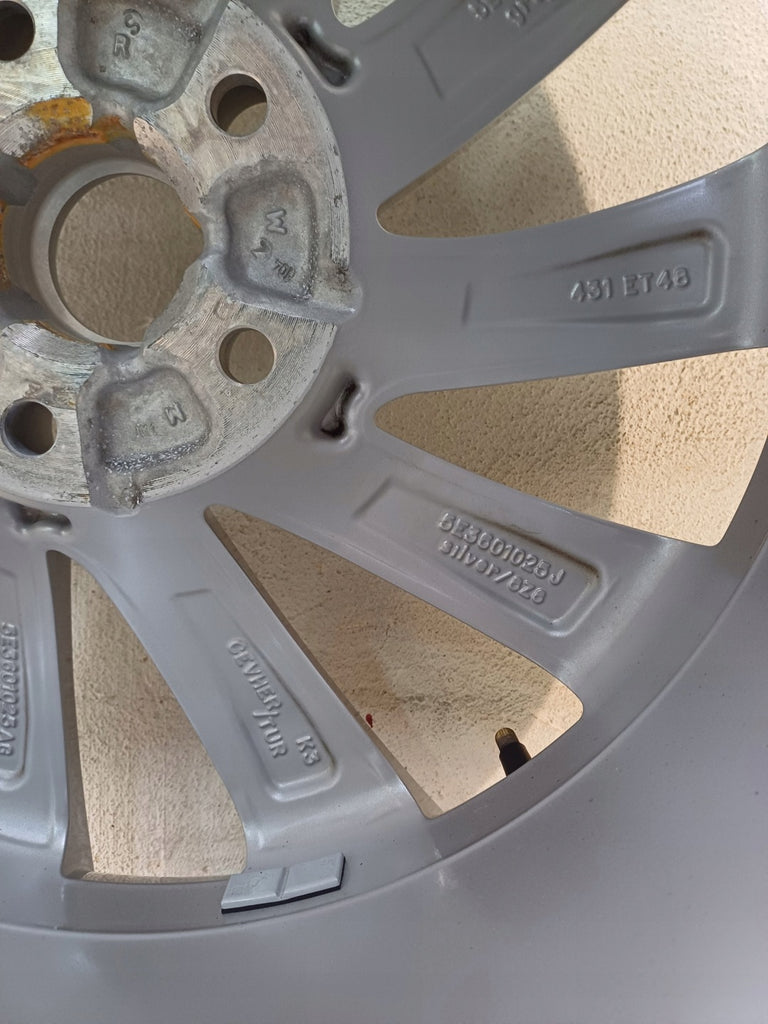 1x Alufelge 18 Zoll 7.5" 5x112 48ET Glanz Silber 5E3601025AS Skoda Octavia Iv FEL8363483368iq