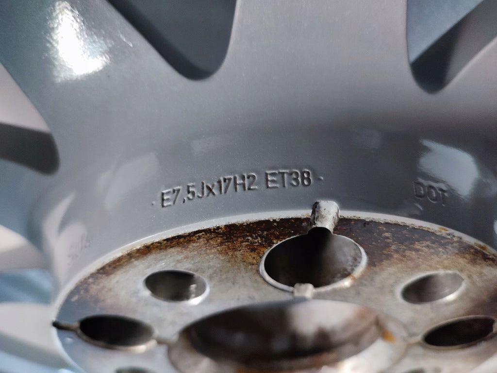 1x Alufelge 17 Zoll 7.5" 5x112 38ET Glanz Silber 8W0601025C Audi A4 B9 Rim Wheel FEL5250846159jw