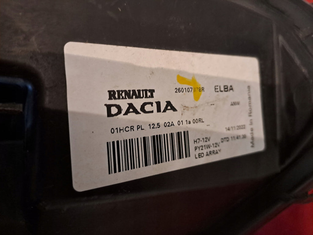 Frontscheinwerfer Dacia Sandero Jogger 2601079788R LED Rechts Headlight