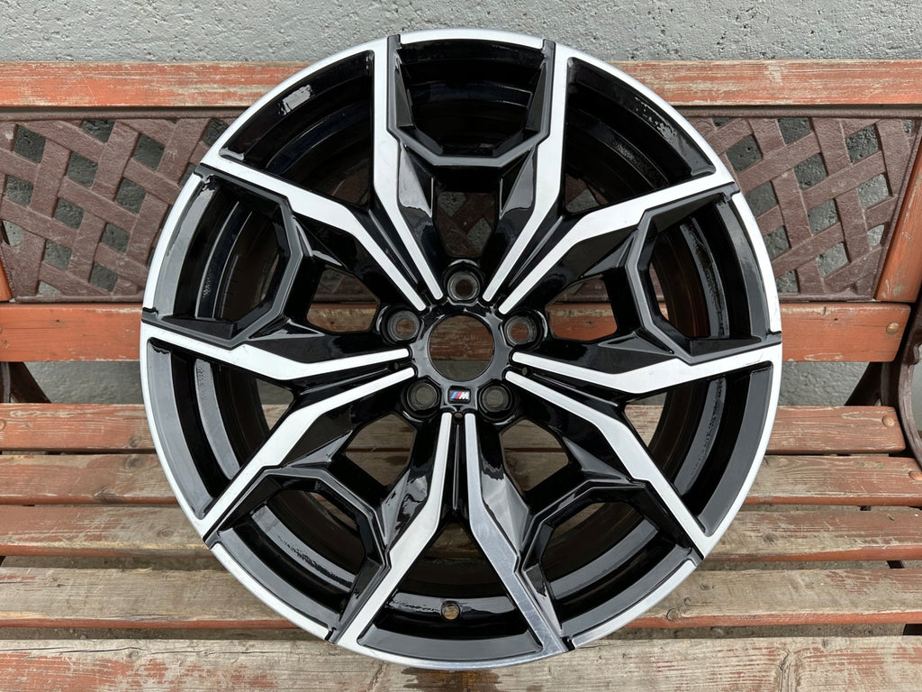1x Alufelge 19 Zoll 7.5" 5x112 32ET Glanz Schwarz 7916263 BMW X3 G01 G02 FEL8978007763ru
