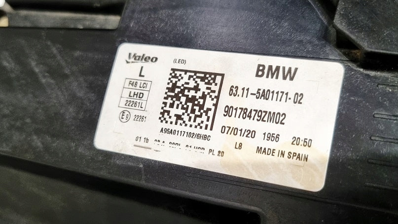 Frontscheinwerfer BMW X1 F48 5A01171 Links Scheinwerfer Headlight SCH9901646837dw