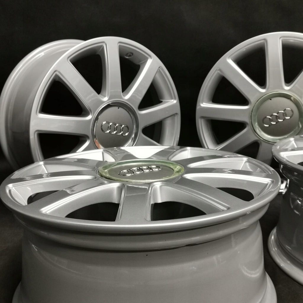 4x Alufelge 17 Zoll 7.5" 5x112 43ET Glanz Silber 8E0601025AC Audi A4 A3 FEL4543094682es
