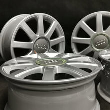 Laden Sie das Bild in den Galerie-Viewer, 4x Alufelge 17 Zoll 7.5" 5x112 43ET Glanz Silber 8E0601025AC Audi A4 A3 FEL4543094682es