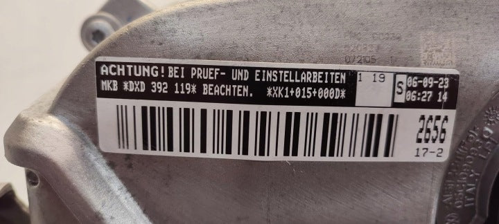 Motor Seat VW Tarraco Tiguan DXD 1.9 TDI 90PS 66kW 53TKm 2023 Benzin Komplett MOT9046812888nw