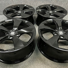 Load image into Gallery viewer, 4x Alufelge 18 Zoll 7.5" 5x112 46ET Glanz Schwarz 5FA601025B Seat Leon Rim Wheel FEL4205853868cn