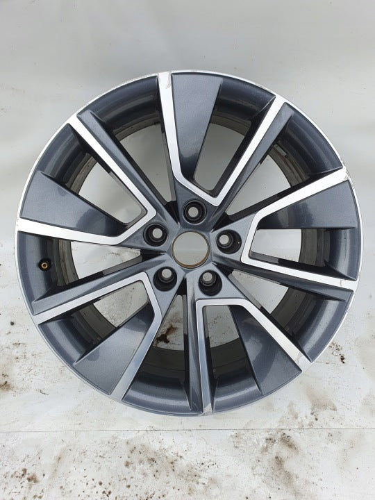 1x Alufelge 18 Zoll 7.5" 5x112 43ET 5E0601025BK Skoda Octavia Iii Rim Wheel FEL2624771986mu