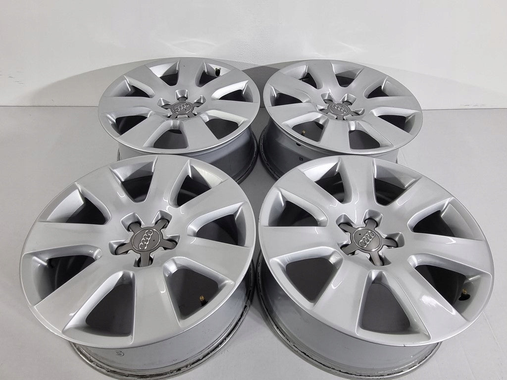 4x Alufelge 18 Zoll 7.5" 5x112 26ET Glanz Silber 4H0601025B Audi Rim Wheel FEL3613789769bi