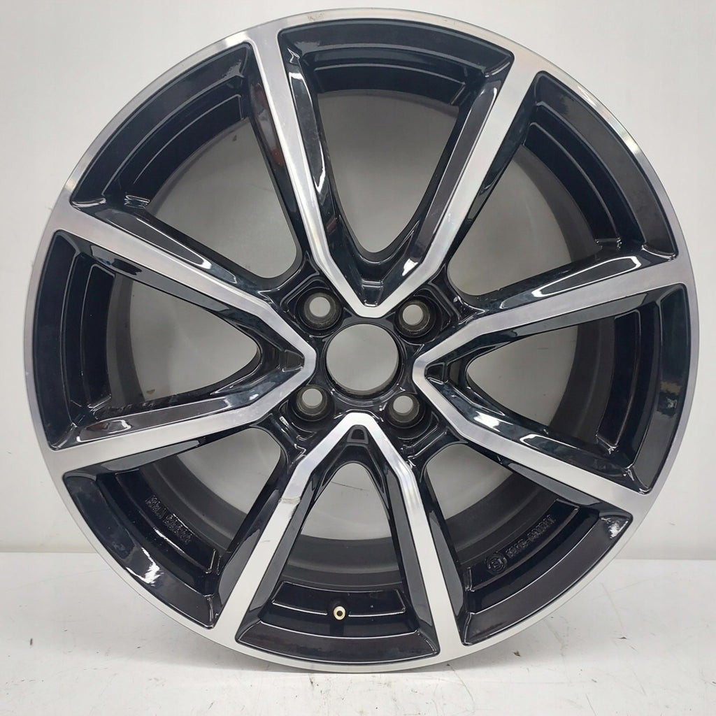1x Alufelge 17 Zoll 6.5" 4x100 49ET Glanz Schwarz Rim Wheel FEL4372035978ly