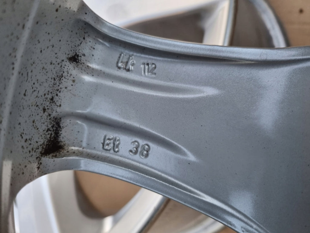 4x Alufelge 16 Zoll 6.5" 5x112 38ET Glanz Silber Audi I Rim Wheel FEL4654290343be