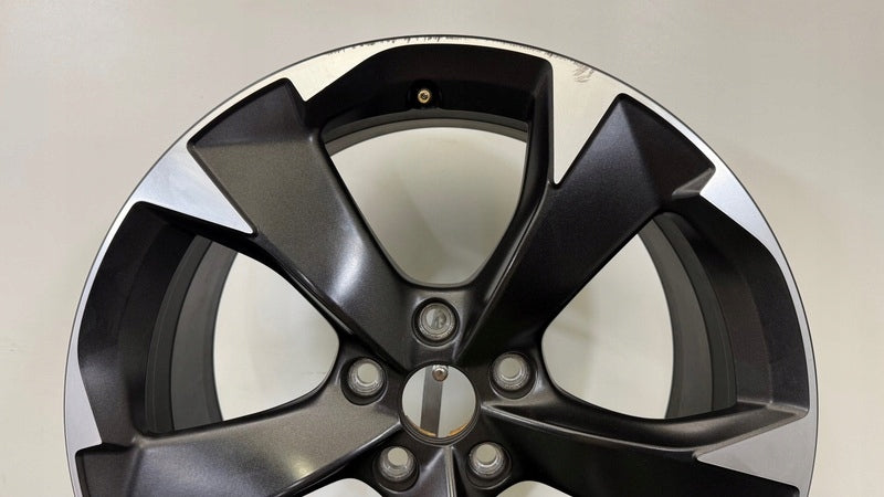 1x Alufelge 18 Zoll 7.5" 5x112 46ET Glanz Schwarz 5FA601025H Seat Rim Wheel FEL1190061909ia