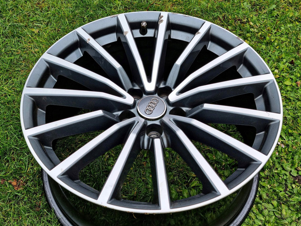 1x Alufelge 19 Zoll 8.5" 5x112 32ET Glanz Graphit 8W0601025AN Audi Mg Rim Wheel FEL7446112514qc