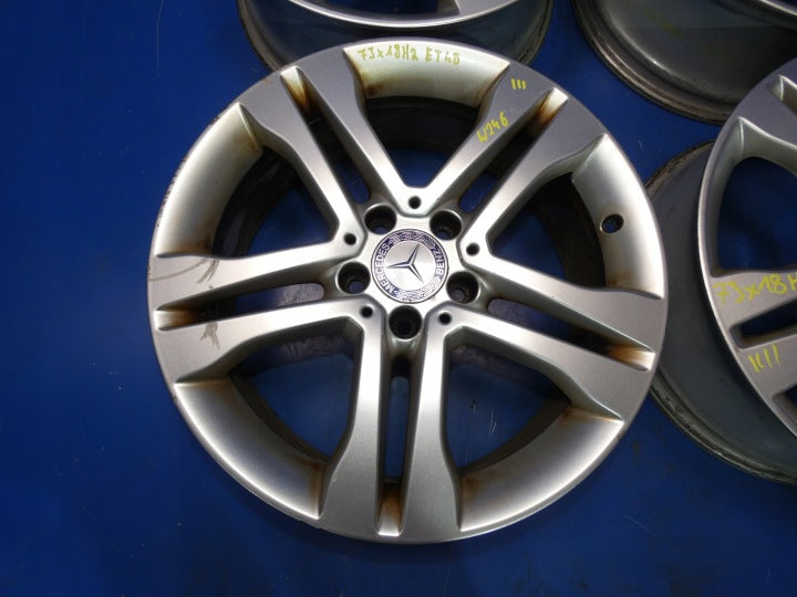 4x Alufelge 18 Zoll 7.0" 5x112 48ET Mercedes-Benz W176 W246 Rim Wheel FEL4549901093zc