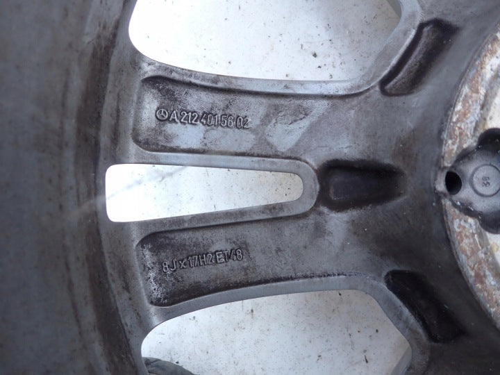 1x Alufelge 17 Zoll 8.0" 48ET Glanz Graphit A2124015602 Mercedes-Benz W212 Mg FEL7762909531db