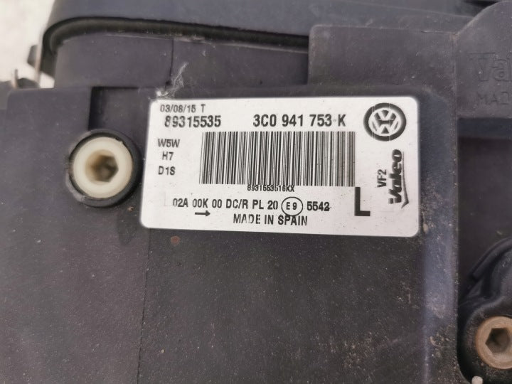 Frontscheinwerfer VW Passat 3C0941752G 3C0941751 Xenon Ein Satz Headlight SCH3309401005pq