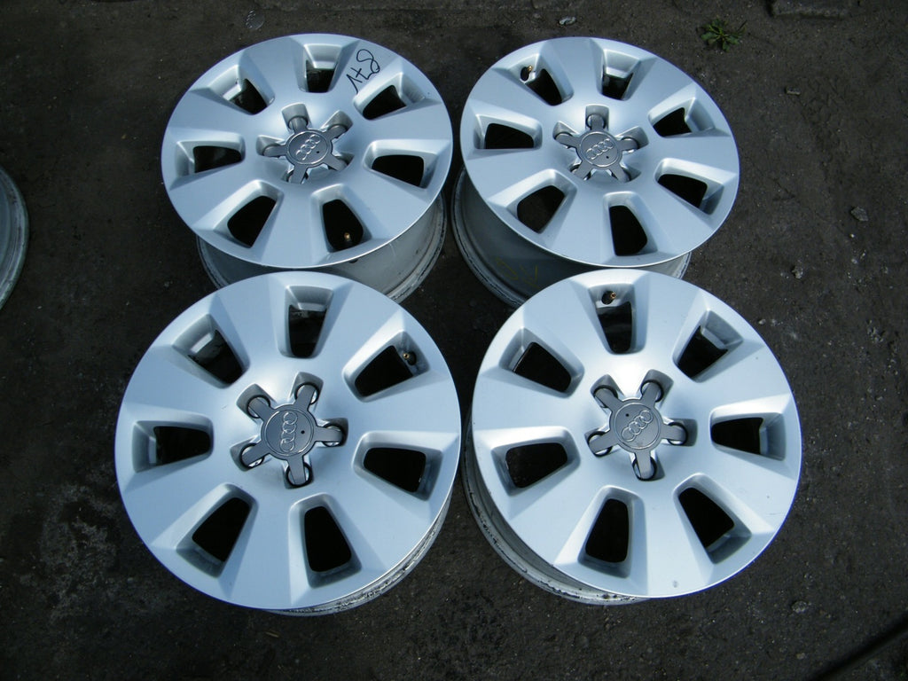 1x Alufelge 16 Zoll 7.5" 5x112 37ET Glanz Silber 8T0601025B Audi A4 Rim Wheel