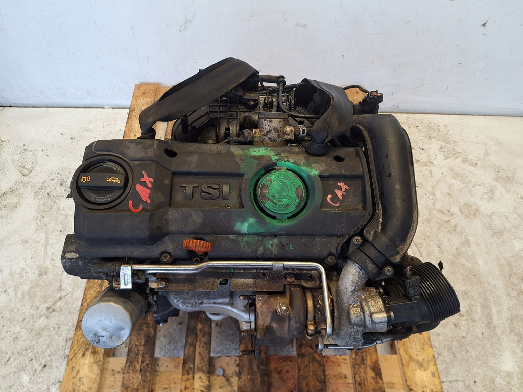 Motor Audi Seat Skoda VW CAX 1.4 TSI 122PS 145TKm Benzin Engine Unkomplett