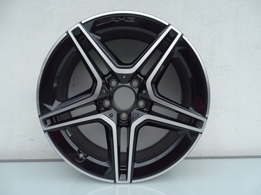 1x Alufelge 18 Zoll 7.5" 5x112 49ET Glanz Schwarz A1774011500 Mercedes-Benz W177