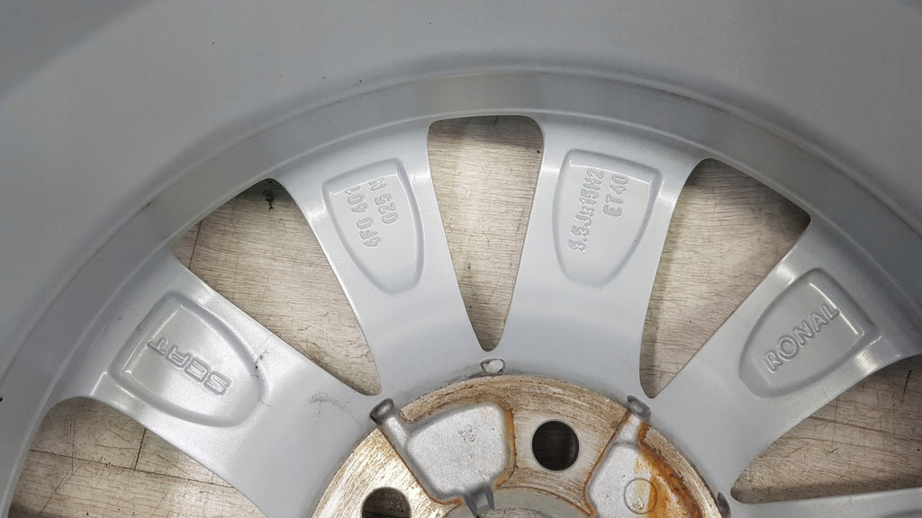 1x Alufelge 15 Zoll 5.5" 5x112 6F0601025N Seat Rim Wheel FEL5614446012ay