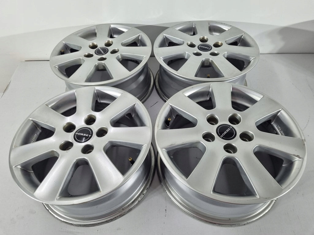4x Alufelge 16 Zoll 6.5" 5x110 40ET Glanz Silber CVR265 Opel Rim Wheel FEL7420227923yr