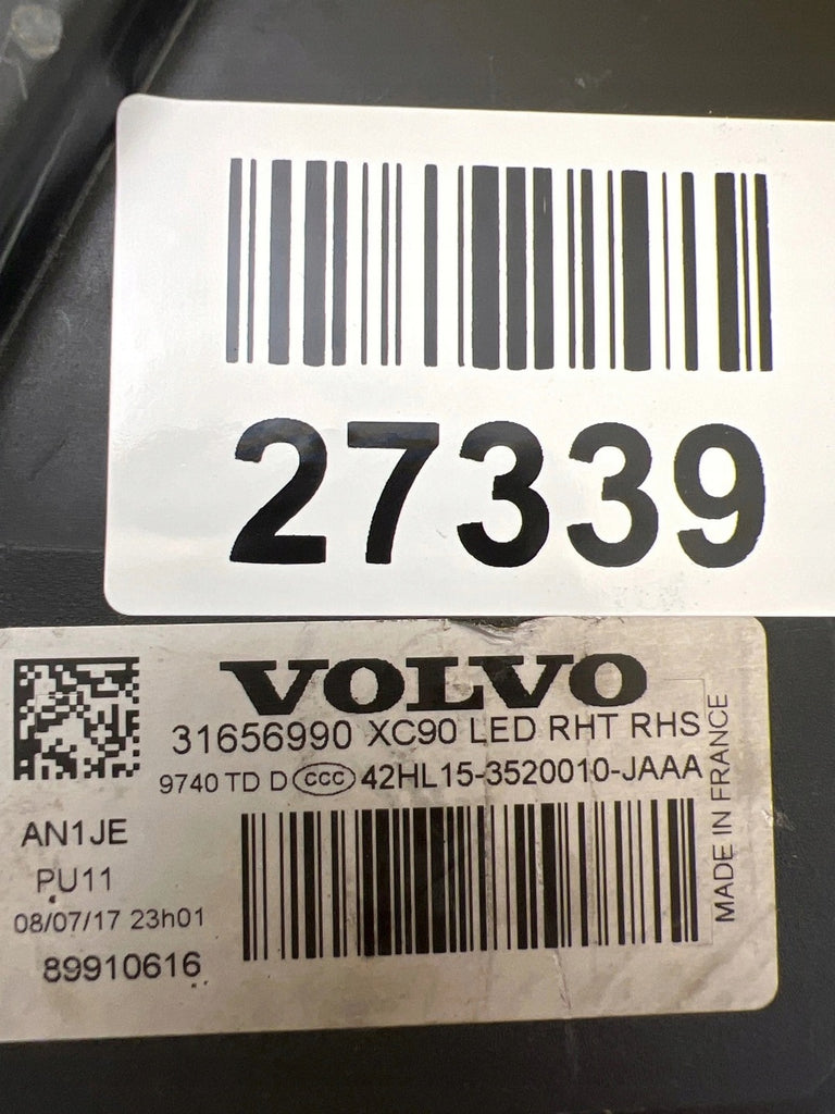 Frontscheinwerfer Volvo Xc90 II 31656990 LED Rechts Scheinwerfer Headlight
