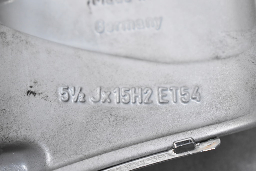 1x Alufelge 15 Zoll 5.5" 5x112 54ET Glanz Silber B66470514 Mercedes-Benz W168 FEL8366882763wd